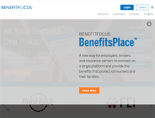 Tablet Screenshot of benefitfocus.com